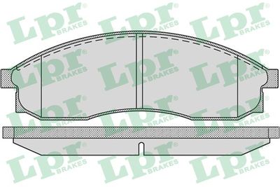 05P942 LPR Комплект тормозных колодок, дисковый тормоз