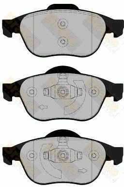 PA1890 Brake ENGINEERING Комплект тормозных колодок, дисковый тормоз