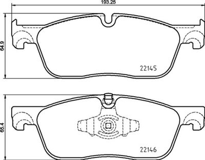 P44026X BREMBO Комплект тормозных колодок, дисковый тормоз