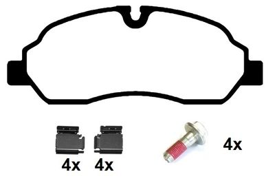 RA10770K1 RAICAM Комплект тормозных колодок, дисковый тормоз