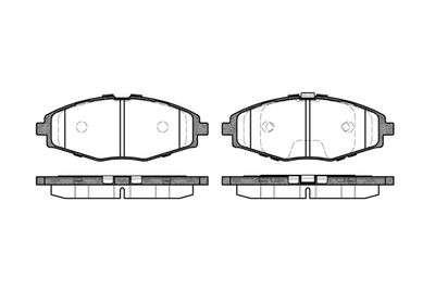 NB23241N00 NEW BLOX Комплект тормозных колодок, дисковый тормоз