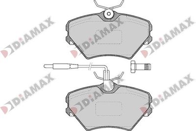 N09802 DIAMAX Комплект тормозных колодок, дисковый тормоз