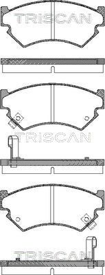 811068176 TRISCAN Комплект тормозных колодок, дисковый тормоз