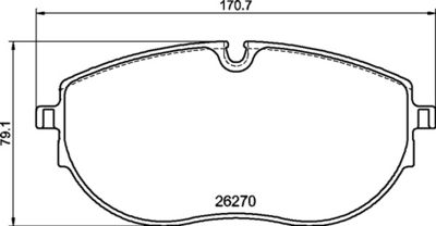 P85188 BREMBO Комплект тормозных колодок, дисковый тормоз