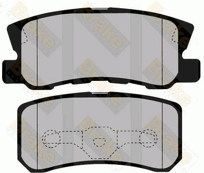 PA1492 Brake ENGINEERING Комплект тормозных колодок, дисковый тормоз