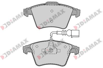 N09140 DIAMAX Комплект тормозных колодок, дисковый тормоз