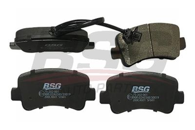 BSG75200002 BSG Комплект тормозных колодок, дисковый тормоз