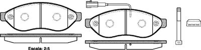 NB24468V01 NEW BLOX Комплект тормозных колодок, дисковый тормоз