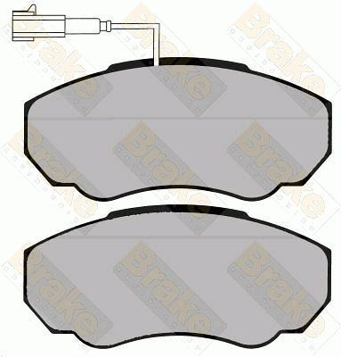 PA1285 Brake ENGINEERING Комплект тормозных колодок, дисковый тормоз