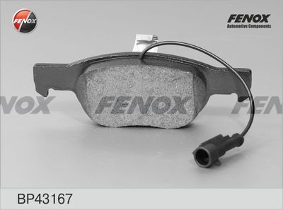 BP43167 FENOX Комплект тормозных колодок, дисковый тормоз