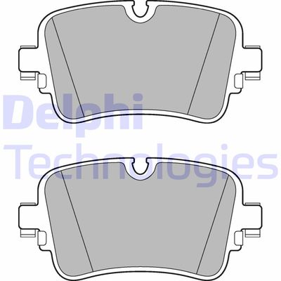 LP3274 DELPHI Комплект тормозных колодок, дисковый тормоз