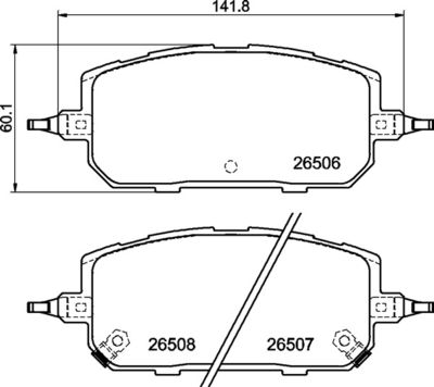 P49067 BREMBO Комплект тормозных колодок, дисковый тормоз