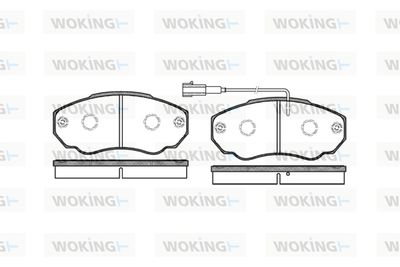 P860301 WOKING Комплект тормозных колодок, дисковый тормоз