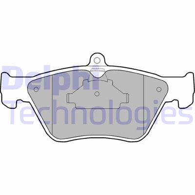 LP873 DELPHI Комплект тормозных колодок, дисковый тормоз