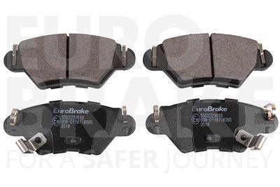 5502223619 EUROBRAKE Комплект тормозных колодок, дисковый тормоз