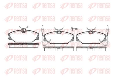 020802 REMSA Комплект тормозных колодок, дисковый тормоз