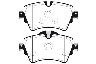 RA11030 RAICAM Комплект тормозных колодок, дисковый тормоз