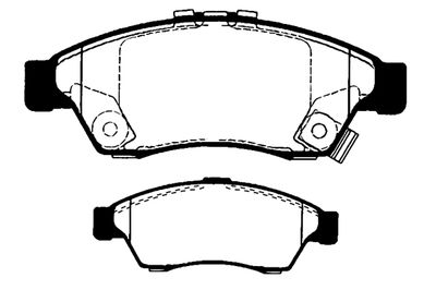 RA05610 RAICAM Комплект тормозных колодок, дисковый тормоз