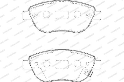 WBP23981A WAGNER Комплект тормозных колодок, дисковый тормоз
