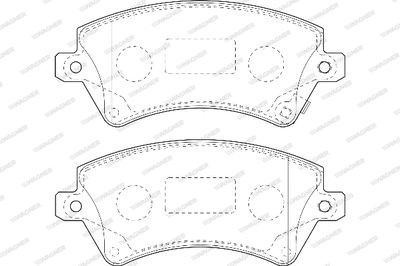 WBP23766A WAGNER Комплект тормозных колодок, дисковый тормоз