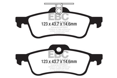 DP42181R EBC Brakes Комплект тормозных колодок, дисковый тормоз