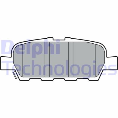 LP3375 DELPHI Комплект тормозных колодок, дисковый тормоз