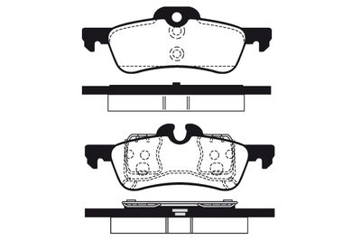 RA07771 RAICAM Комплект тормозных колодок, дисковый тормоз