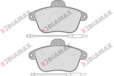 N09041 DIAMAX Комплект тормозных колодок, дисковый тормоз