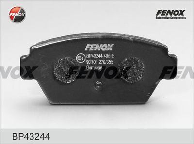 BP43244 FENOX Комплект тормозных колодок, дисковый тормоз