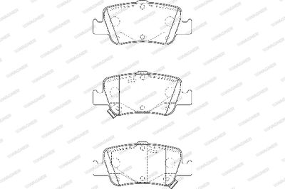 WBP24664A WAGNER Комплект тормозных колодок, дисковый тормоз