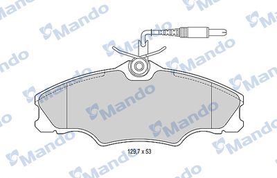 MBF016011 MANDO Комплект тормозных колодок, дисковый тормоз