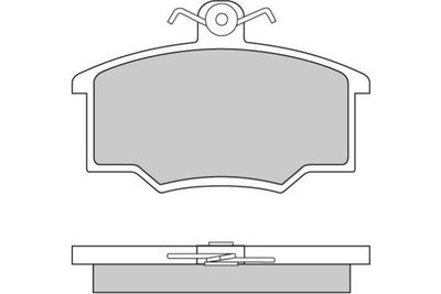 120281 E.T.F. Комплект тормозных колодок, дисковый тормоз