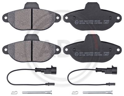 37995 A.B.S. Комплект тормозных колодок, дисковый тормоз