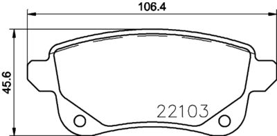 P68064 BREMBO Комплект тормозных колодок, дисковый тормоз