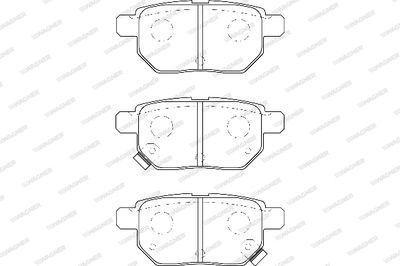 WBP24610A WAGNER Комплект тормозных колодок, дисковый тормоз