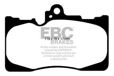 DP21589 EBC Brakes Комплект тормозных колодок, дисковый тормоз