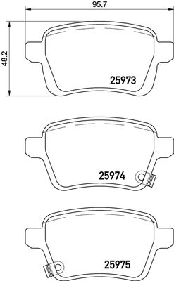 FK20284 KAISHIN Комплект тормозных колодок, дисковый тормоз