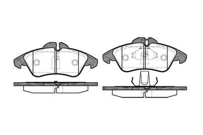 NB21576S01 NEW BLOX Комплект тормозных колодок, дисковый тормоз