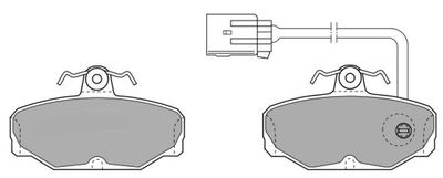 FBP0918 FREMAX Комплект тормозных колодок, дисковый тормоз