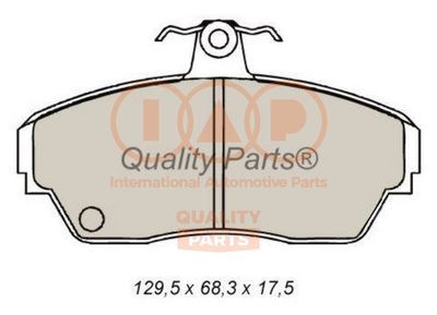 70422020 IAP QUALITY PARTS Комплект тормозных колодок, дисковый тормоз