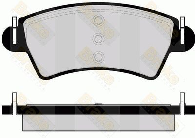 PA1483 Brake ENGINEERING Комплект тормозных колодок, дисковый тормоз