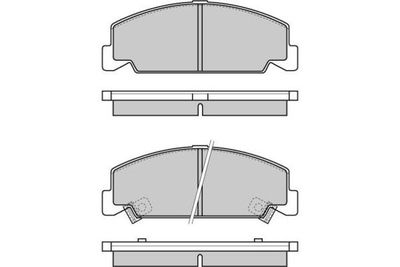 120634 E.T.F. Комплект тормозных колодок, дисковый тормоз