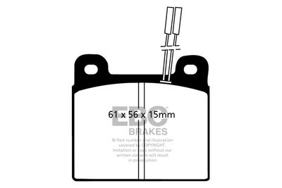 DP507 EBC Brakes Комплект тормозных колодок, дисковый тормоз