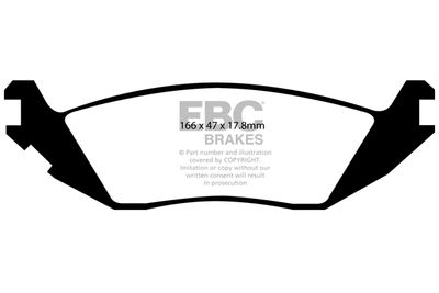 DP61639 EBC Brakes Комплект тормозных колодок, дисковый тормоз