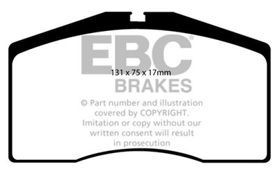 DP9997 EBC Brakes Комплект тормозных колодок, дисковый тормоз