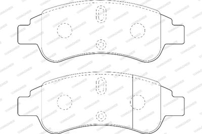 WBP23599A WAGNER Комплект тормозных колодок, дисковый тормоз