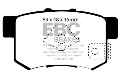 DP411932R EBC Brakes Комплект тормозных колодок, дисковый тормоз