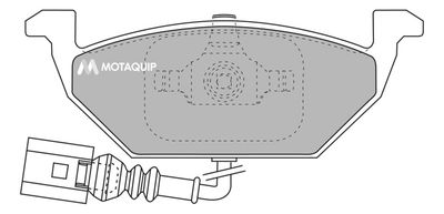 LVXL1015 MOTAQUIP Комплект тормозных колодок, дисковый тормоз