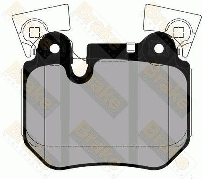 PA1831 Brake ENGINEERING Комплект тормозных колодок, дисковый тормоз