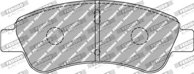 FDS1399 FERODO RACING Комплект тормозных колодок, дисковый тормоз